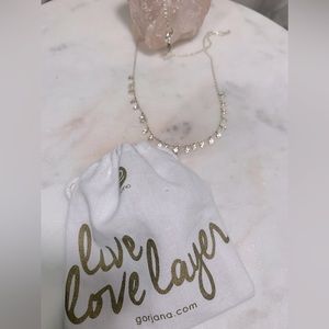 Dainty necklace silver